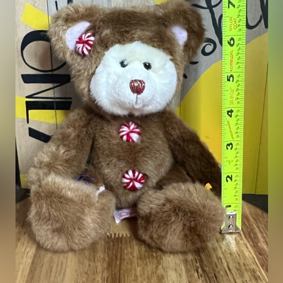 Vintage Russ Berrie Cookie Peppermint Candy Gingerbread Bear Retired~ - Picture 11 of 17